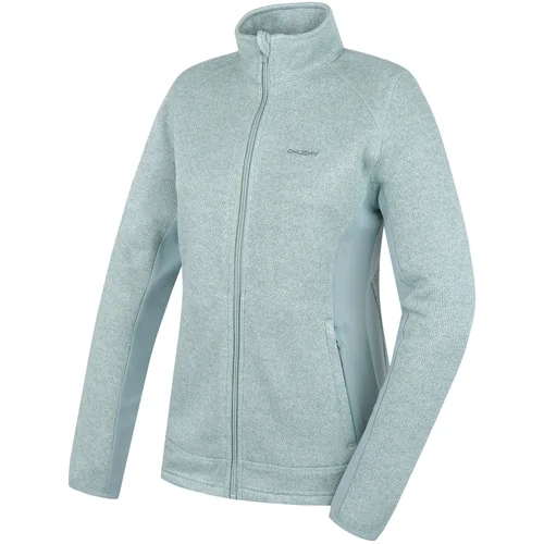 Husky Women's fleece sweater with zip Alan L light mint