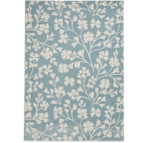 Catherine Lansfield Modra preproga 160x230 cm Grace Floral – Cene