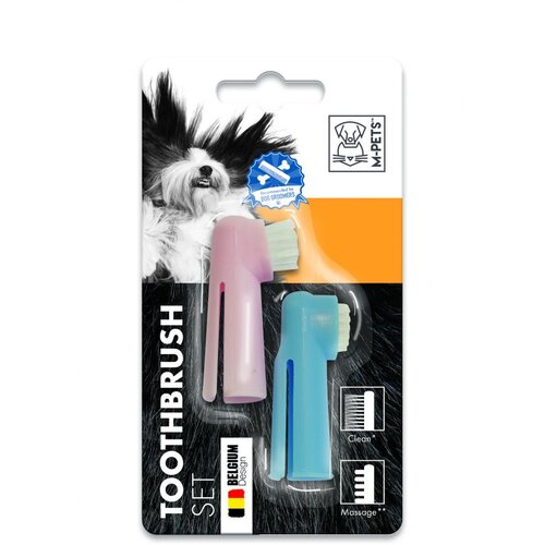 M Pets OPREMA ZA LJUBIMCE HIGIJENA SET ČETKICA ZA ZUBE, 3 X 6 cm Cijene