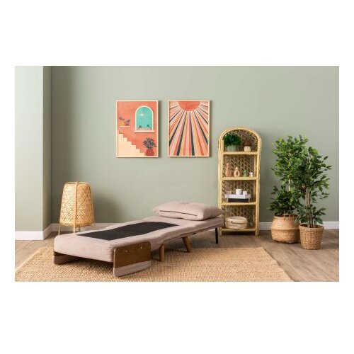 Atelier Del Sofa Fotelja na razvlačenje Cosmo, 190x70x82 cm, Prljavo roze Slike