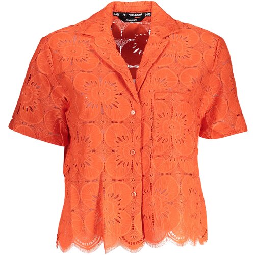 Desigual ORANGE WOMEN&#39;S SHORT SLEEVED SHIRT Cijene