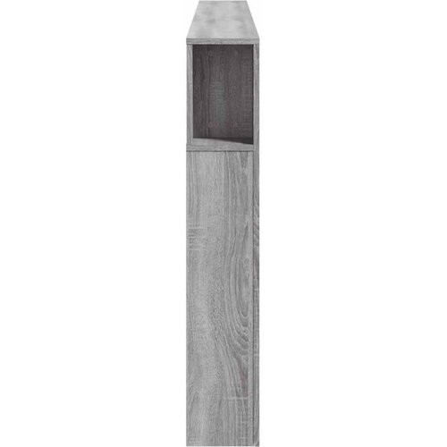 LED uzglavlje boja hrasta 220x18,5x103,5 cm konstruirano drvo Slike