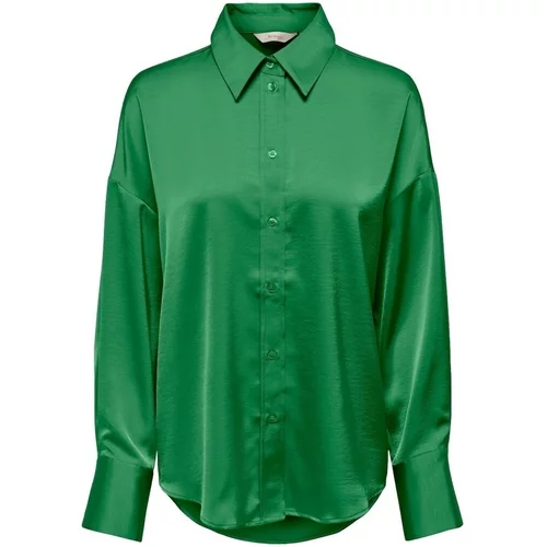 Only Topi & Bluze Marta Oversize Shirt - Peppermint Zelena