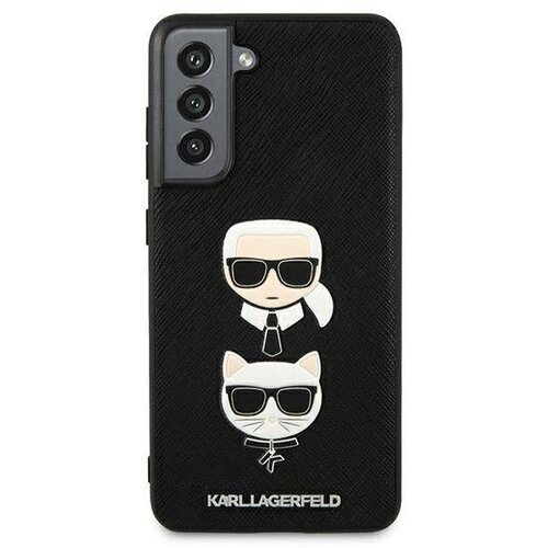 Karl Lagerfeld Originalen ovitek KLHCS21FESAKICKCBK za Samsung Galaxy S21 FE G990 črna zaščita - Heads Cene
