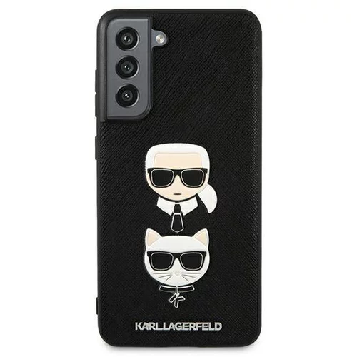 Karl Lagerfeld Originalen ovitek KLHCS21FESAKICKCBK za Samsung Galaxy S21 FE G990 črna zaščita - Heads
