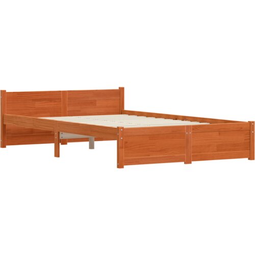  Krevetna konstrukcija s uzglavljem Vo&amp;scaron;tano smeđa 120 x 200 cm Slike