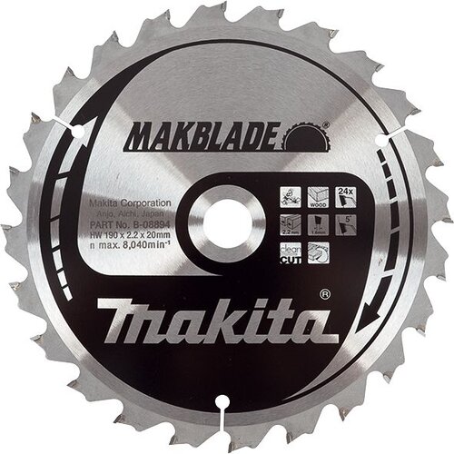 Makita list za testeru od tvrdog metala, makblade plus, sa 24 zubaca B-08894 Cene