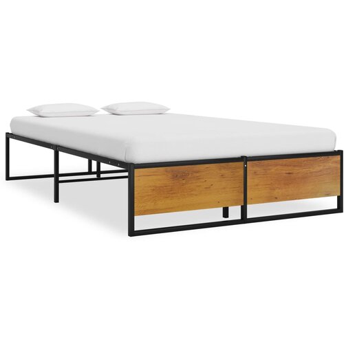  Okvir za krevet crni metalni 120 x 200 cm Cijene