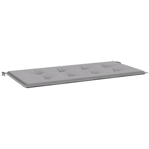  Jastuk za vrtnu klupu sivi 100x50x4 cm od tkanine Oxford Slike