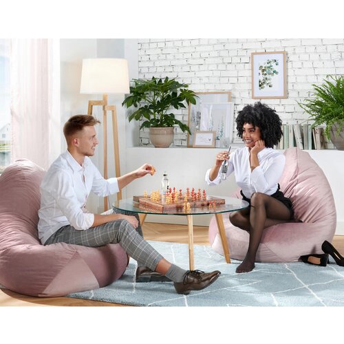 CARRYHOME klubska miza, prozorno, barve hrasta Slike