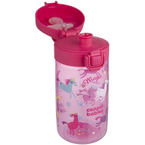 Canpol Junior Bottle steklenička za otroke Pink 400 ml Slike