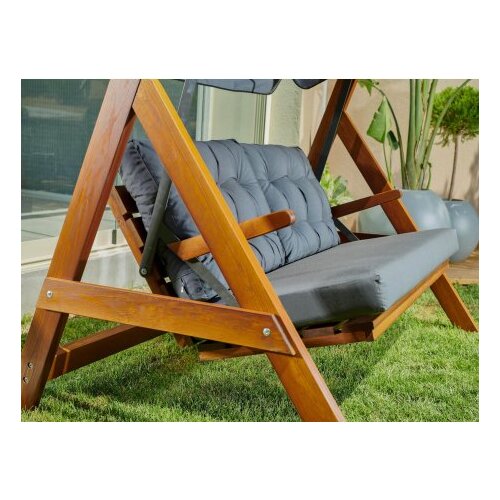 Hanah home Paris 2000 - Anthracite Anthracite Garden Triple Swing Chair Cene