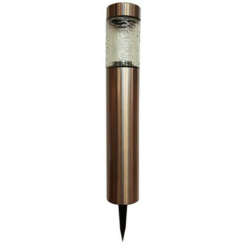BAUHAUS solarna svjetiljka premium xxl (štap za zabijanje u zemlju, plemeniti čelik, Ø x v: 10,2 x 72 cm)