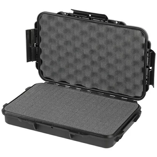 XENOTEC vodootporan kovčeg za alat 003 (d x š x v: 350 x 230 x 59 mm, s kvadratnim umetkom od pjene, crne boje, plastika)