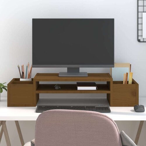  Za monitor boja meda 70x27 5x15 cm od masivne borovine Cijene