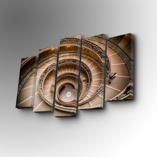 Wallity 5PUC-152 multicolor decorative canvas painting (5 pieces) Cene
