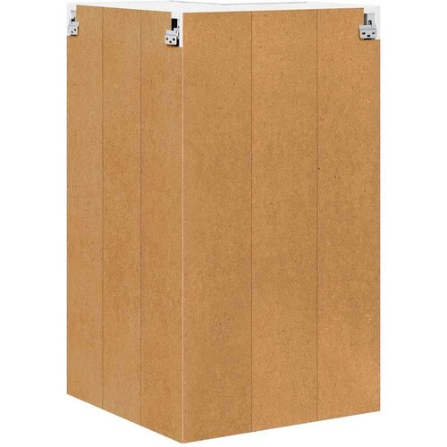 VidaXL viseći ormarić riga sonoma hrast i bijela 57 x 57 x 100 cm Slike