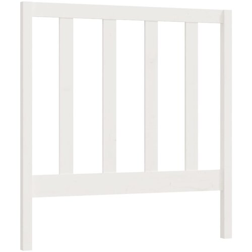 Maison Chic posteljno vzglavje - vzglavna omarica - nočna omarica belo 95x4x100 cm trdna borovina, (21705932) Cene