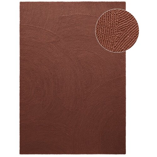 Hanse Home Ciglasti ručno rađen vunen tepih 80x150 cm Calmio &ndash; Cijene