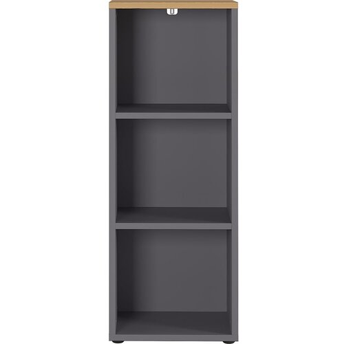 Germania Antracit prirodni regal u dekoru hrasta 45x120 cm Agenda - Cijene