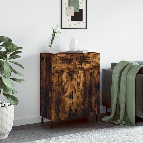 vidaXL Komoda boja dimljenog hrasta 69 5x34x90 cm konstruirano drvo Cene