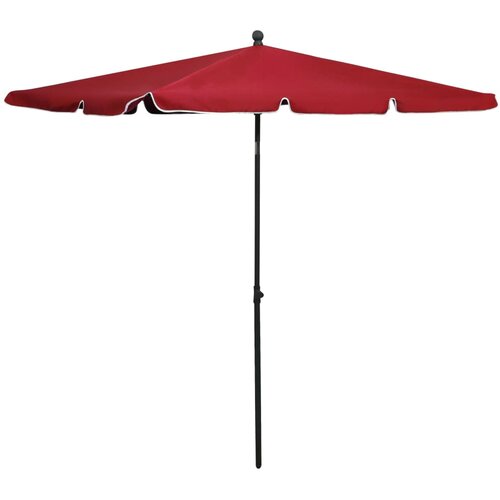  Vrtni suncobran sa &scaron;ipkom 210 x 140 cm bordo Cijene