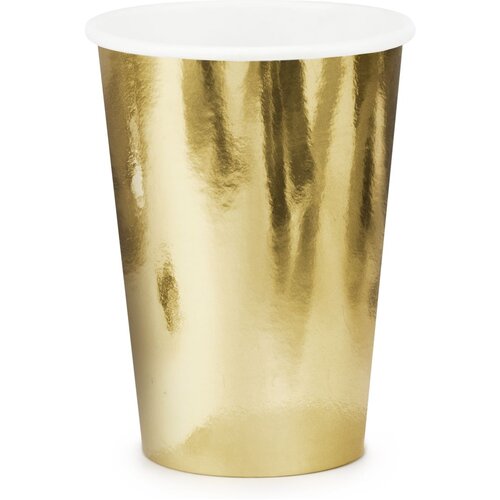PARTY DECO skodelice, zlate, 220 ml Cene