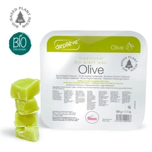 Depilève oliva topli vosak za depilaciju - 500 g (4 x 125 g) &ndash; bio Cene