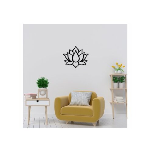 WALLXPERT zidna dekoracija Lotus Flower 1 Metal Decor Cene