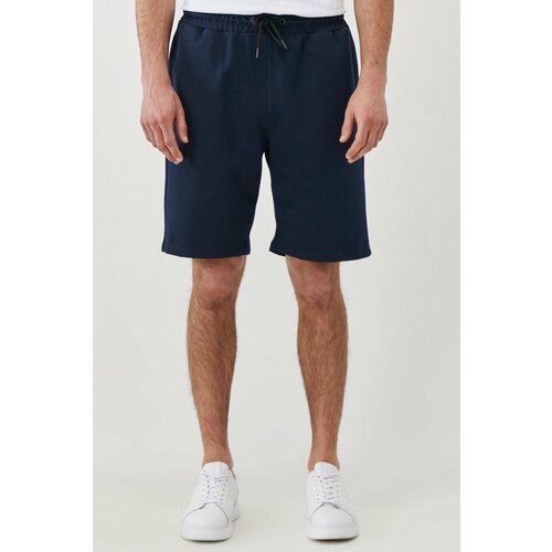AC&Co / Altınyıldız Classics Men's Navy Blue Standard Fit Daily Comfortable Sports Knitted Shorts Slike