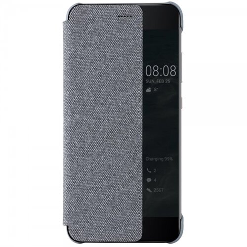 Huawei original preklopna torbica smart view za P10 svetlo siva z okenčkom Cene