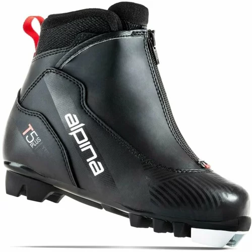 Alpina T 5 PLUS JR Dječja obuća za skijaško trčanje, crna, veličina