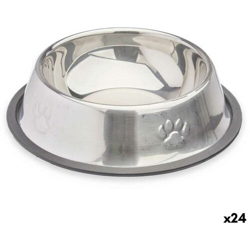  Hranilica za pse Mascow 311 Siva Srebrna Guma Metal 35 x 0 03 x 25 cm (24 kom.) Cene