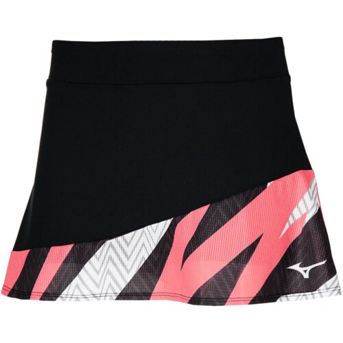 Mizuno Women's Flying Skirt Black/Neon Flame S Slike