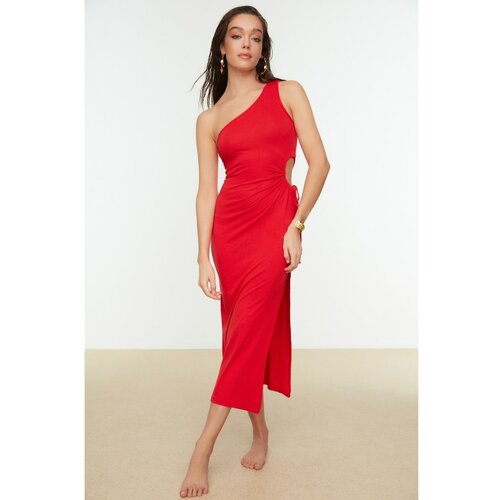 Trendyol Red Collar Detailed Dress Slike