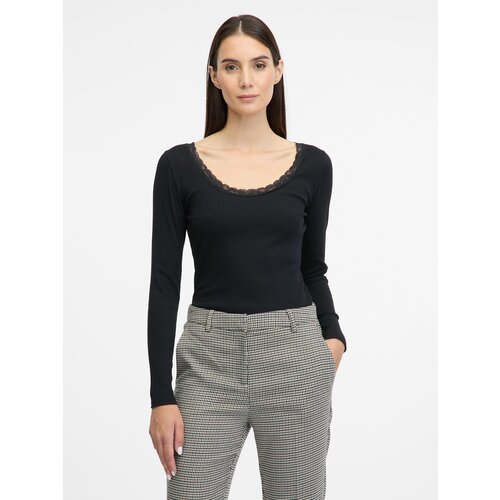Orsay Black women&amp;#039;s long-sleeved T-shirt - Women&amp;#039;s Slike