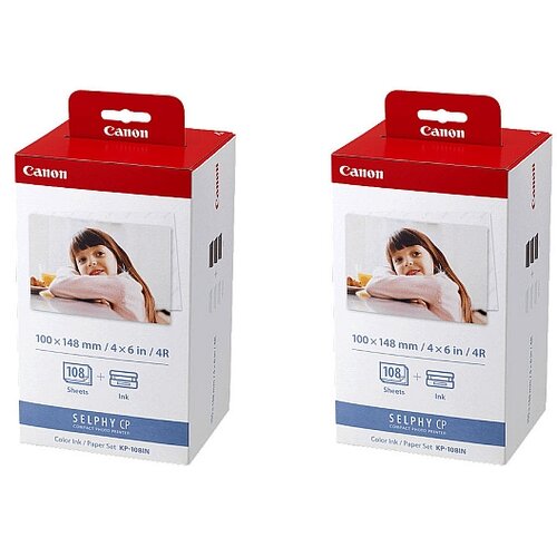 Canon kartuša + foto papir KP-108IN, dvojno pakiranje, original Cene
