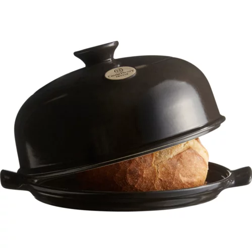 Emile henry Pepřově černá kulatá forma na pečení chleba ⌀ 28,5 cm