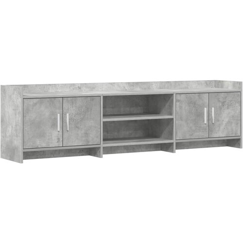 vidaXL TV omarica 168 x 33 x 47 cm Betonsko siva Inženirski les, (5000247580) Cene