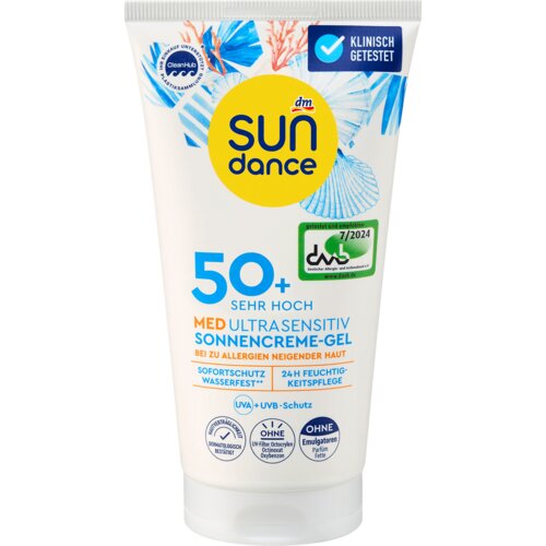 sundance MED ULTRA SENSITIVE gel krema za zaštitu od sunca, SPF 50+ 150 ml Cene