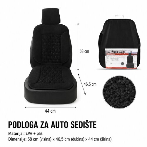 KMT Pli&scaron;ana podloga od jagnjećeg flisa za auto-sedi&scaron;te Cene