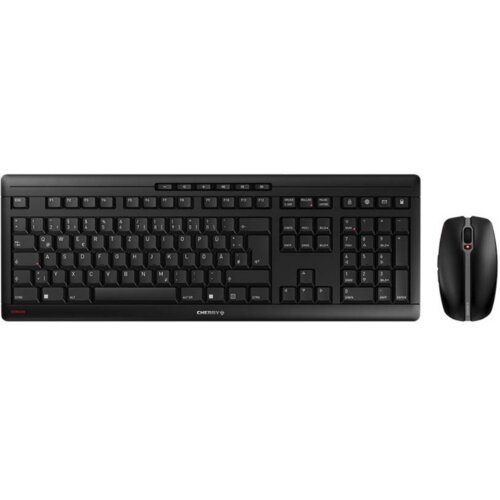 Cherry Stream Desktop tipkovnica Mi&scaron; priložen RF bežični QWERTZ Njemački Crno Cene