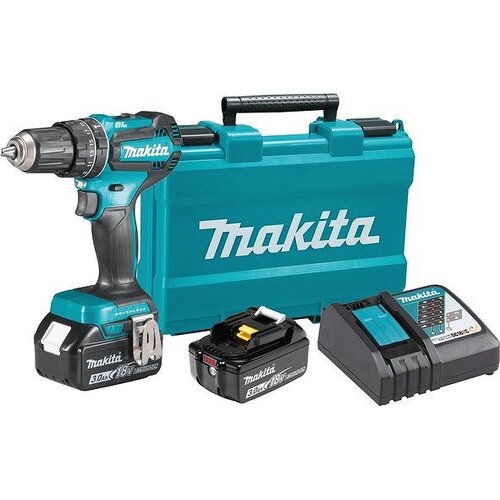 Makita DHP485RFE Akumulatorska udarna bu&scaron;ilica-odvijač, 2 X 3.0Ah baterija + punjač + kofer Cene