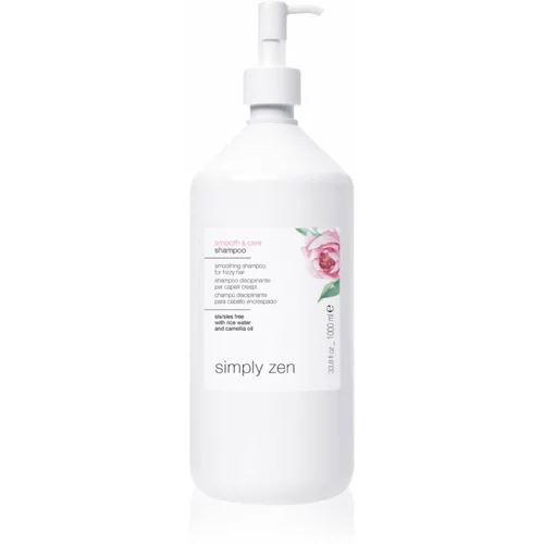 Simply Zen Smooth & Care Shampoo šampon za glajenje las proti krepastim lasem 1000 ml