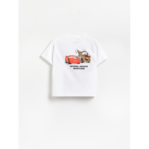 Reserved Pamučna majica Cars - bijela Cijene