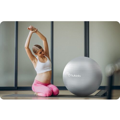  za aerobik za trudnice 65 cm ns-951 siva Slike