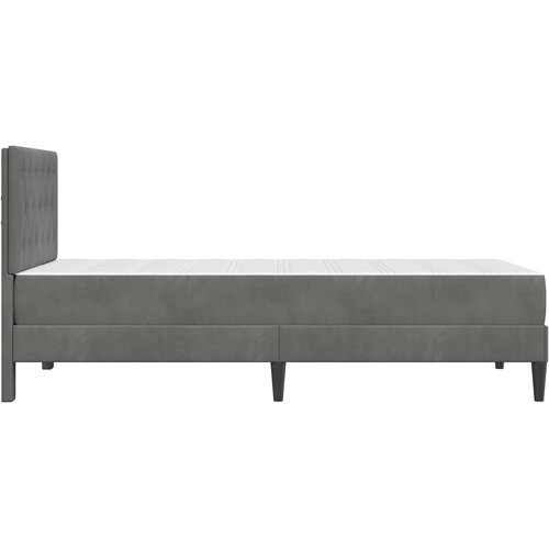  Okvir kreveta s madracem Tamno siva 90 x 190 cm Bar&amp;scaron;un Slike