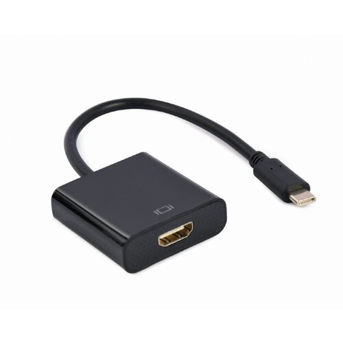  Adapter Type-C to HDMI adapter cable, 4K@60Hz, 15 cm, black, GEMBIRD, A-CM-HDMIF-04 Cene