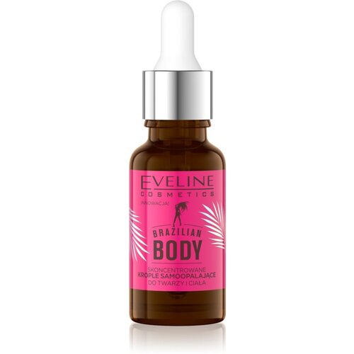 Eveline Cosmetics Brazilian Body samoporjavitvene kapljice za obraz in telo 18 ml Slike
