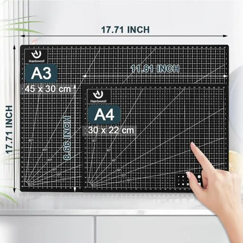 Hanboost Double Sided Cutting Mat, 40 x 30 cm Slike